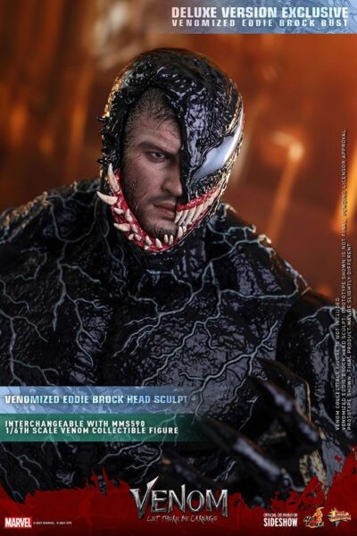Figura Carnage Deluxe Venom Habrá Matanza Movie Masterpiece Hot Toys Escala 1/6