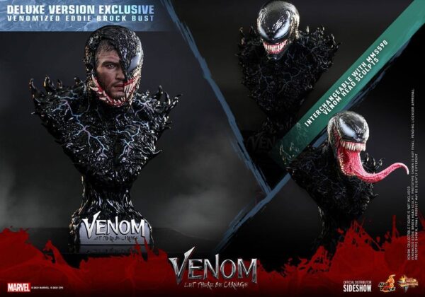Figura Carnage Deluxe Venom Habrá Matanza Movie Masterpiece Hot Toys Escala 1/6