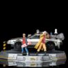 Estatua Regreso al Futuro 2 Set Completo DeLorean Deluxe Version Escala 1:10