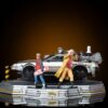 Estatua Regreso al Futuro 2 Set Completo DeLorean Deluxe Version Escala 1:10