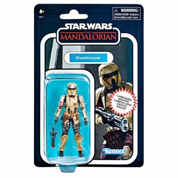 Figura ShoreTrooper Star Wars The Mandalorian Vintage Black Series Carbonized Collection Hasbro