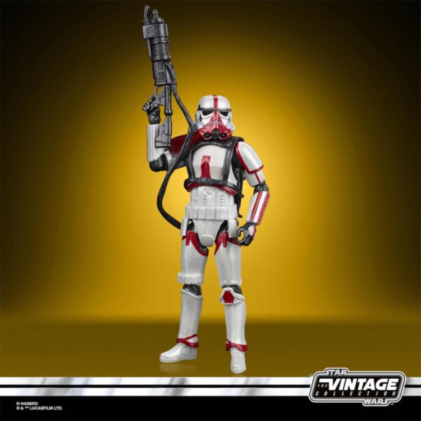 Figura Incinerator Trooper Star Wars The Mandalorian Vintage Carbonized Collection Hasbro