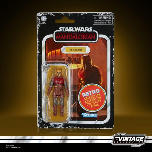 Figura Imperial The Armorer Star Wars The Mandalorian Retro Collection Hasbro