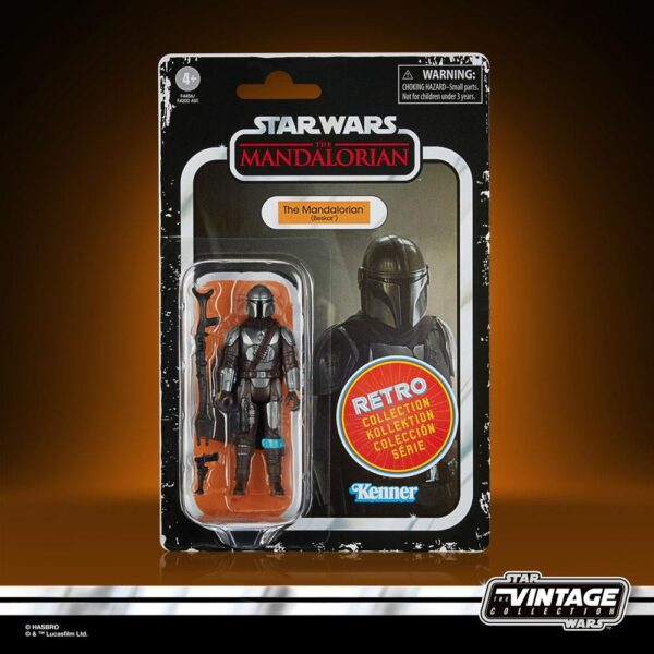 Figura Imperial The Mandalorian (Beskar) Star Wars The Mandalorian Retro Collection Hasbro