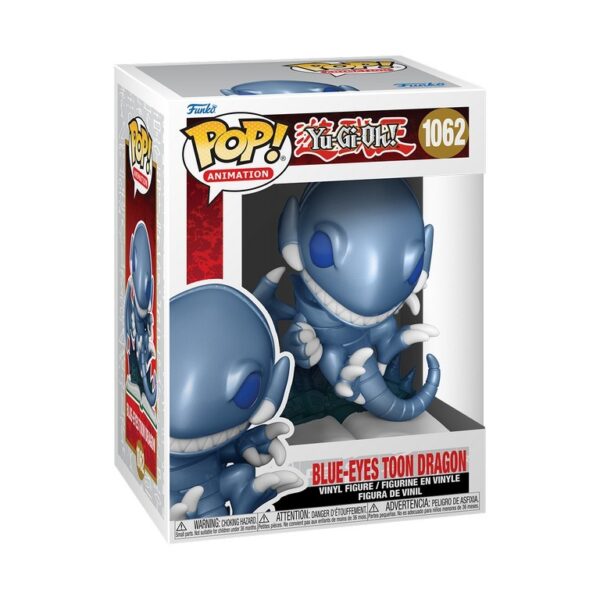 Figura Blue Eyes Toon Dragon Yu-Gi-Oh Anime POP Funko 1062