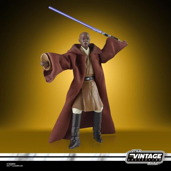 Figura Mace Windu Star Wars Episodio II Vintage Hasbro