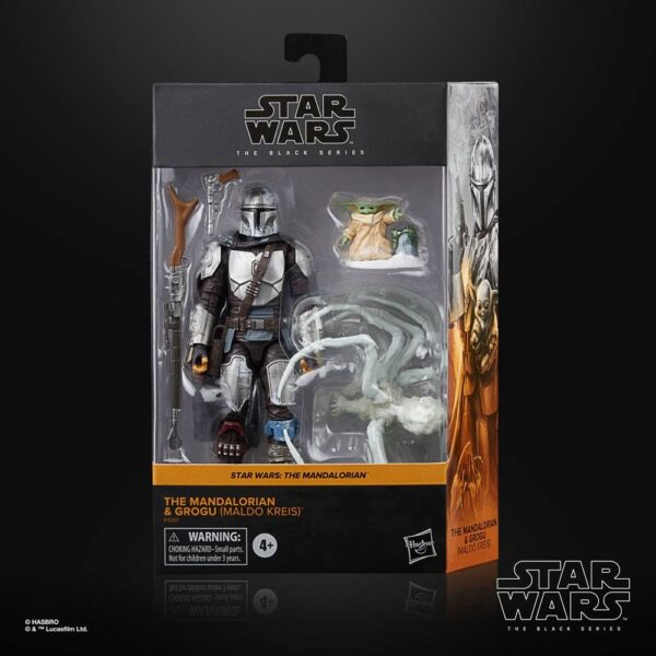 Figura Mandalorian & Grogu Maldo Kreis Star Wars The Mandalorian Black Series Hasbro