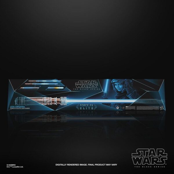 Sable de Luz Leia Organa Star Wars Episodio IX Black Series Réplica 1/1 Force FX Elite
