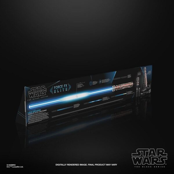 Sable de Luz Leia Organa Star Wars Episodio IX Black Series Réplica 1/1 Force FX Elite