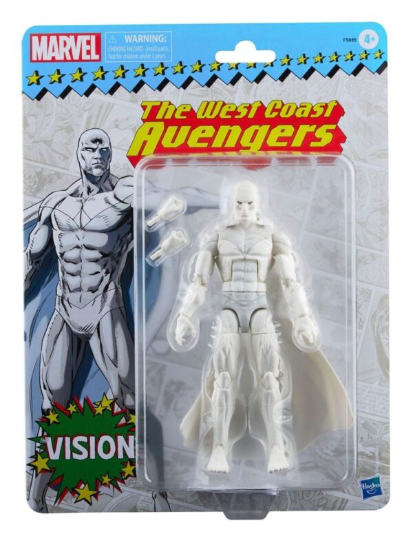 Figura Bruja Escarlata Vision West Coast Avengers Marvel Legends Retro Hasbro
