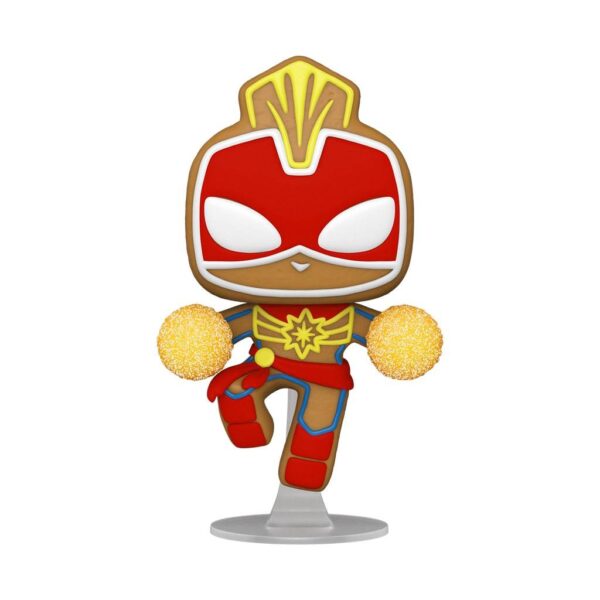 Figura Capitana Marvel Gingerbread Holyday POP Funko 936