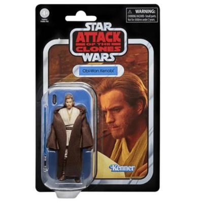 Figura Obi-Wan Kenobi Star Wars: El Ataque de los Clones Vintage Collection Hasbro