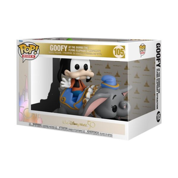 Figura Goofy at the Dumbo Attraction 50th Anniversary Rides POP Funko 105
