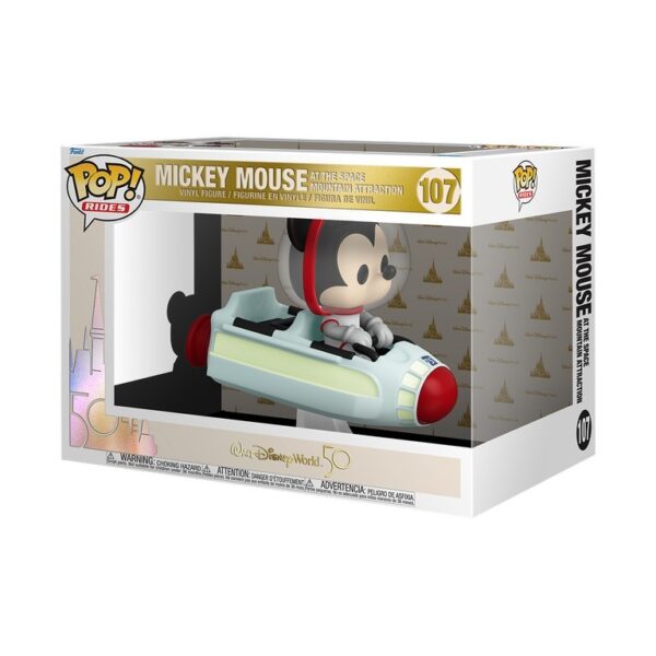 Figura Mickey Mouse at Space Mountain Super Deluxe Disney World 50th Anniversary Rides POP Funko 107