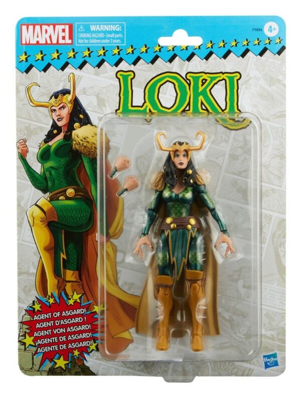 Figura Loki Agent of Asgard Marvel Legends Retro Collection Series Hasbro