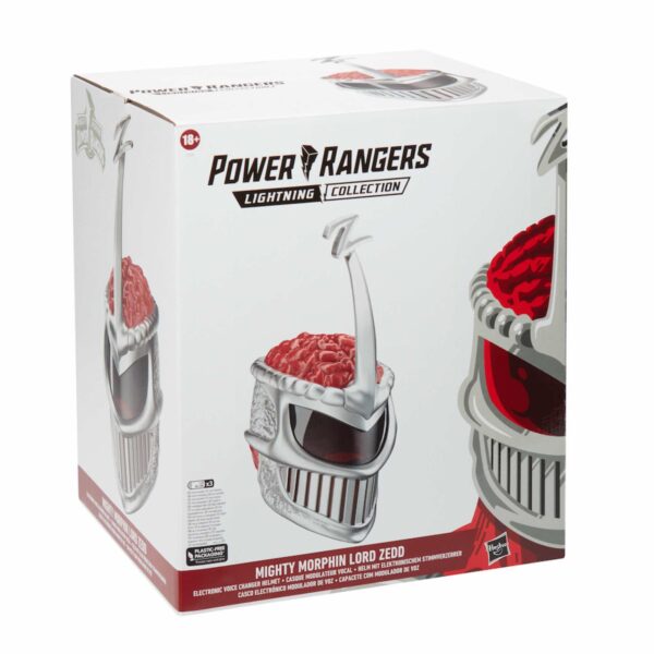 Réplica Casco Lord Zedd Premium Con Modulador De Voz Escala 1:1