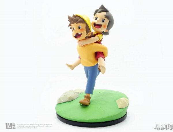 Estatua Heidi y Pedro Animated