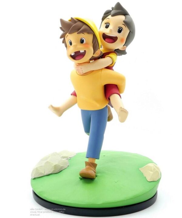 Estatua Heidi y Pedro Animated
