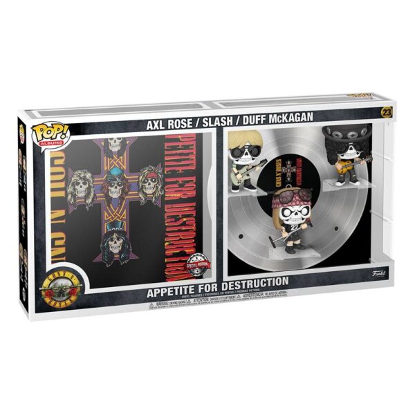 Pack 3 Figuras Guns N´ Roses Appetite For Destruction POP Funko Albums 23