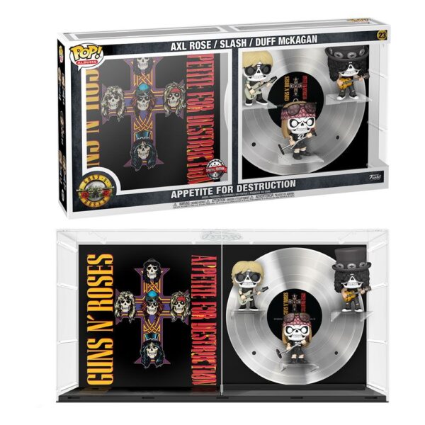 Pack 3 Figuras Guns N´ Roses Appetite For Destruction POP Funko Albums 23