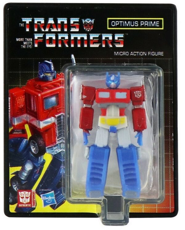 Figuras Optimus Primer Transformers Micro Action Figures World's Smallest