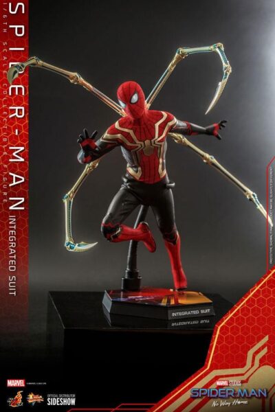 Figura Spiderman No Way Home Integrated Suit Deluxe Escala 1:6 Hot Toys