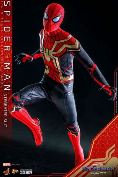 Figura Spiderman No Way Home Integrated Suit Deluxe Escala 1:6 Hot Toys