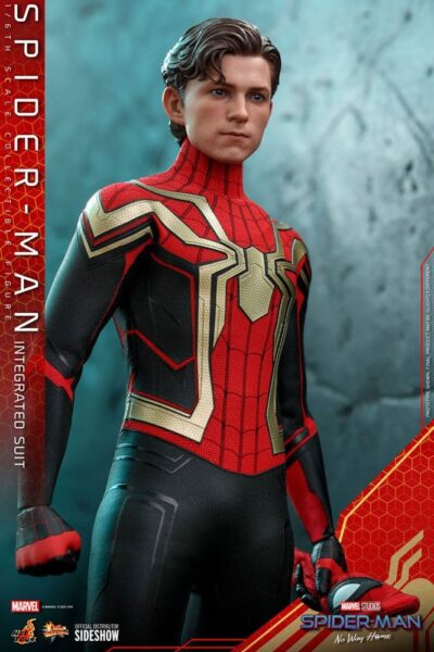Figura Spiderman No Way Home Integrated Suit Deluxe Escala 1:6 Hot Toys