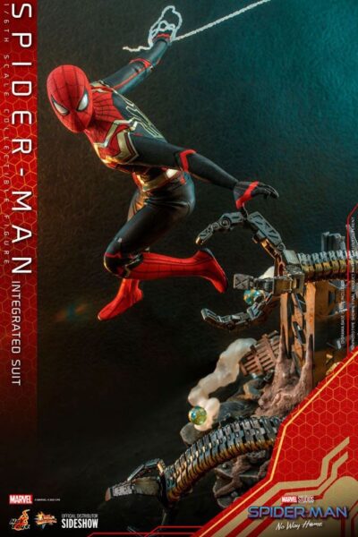 Figura Spiderman No Way Home Integrated Suit Deluxe Escala 1:6 Hot Toys