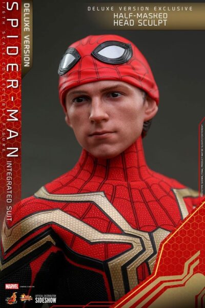 Figura Spiderman No Way Home Integrated Suit Deluxe Escala 1:6 Hot Toys
