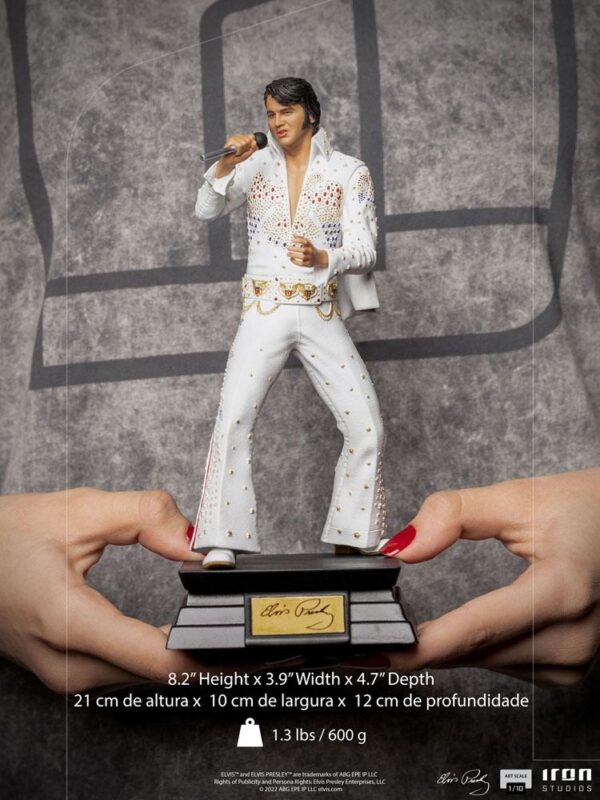 Estatua Elvis Presley Escala 1/10 Art Iron Studios