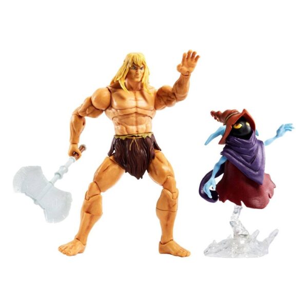 Pack 2 Figuras Savage He-Man Y Orko Deluxe Masterverse Masters del Universo Revelation
