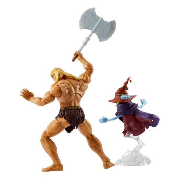 Pack 2 Figuras Savage He-Man Y Orko Deluxe Masterverse Masters del Universo Revelation