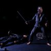 Set 2 Figuras Shadow Warriors Oroku Ski y Hamato Yoshi Tortugas Ninja The Movie 1990 Neca