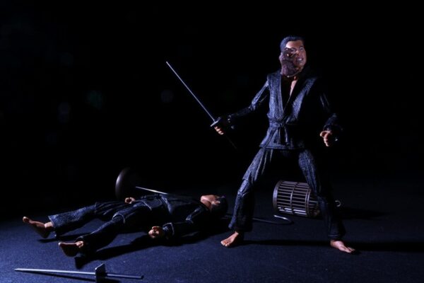 Set 2 Figuras Shadow Warriors Oroku Ski y Hamato Yoshi Tortugas Ninja The Movie 1990 Neca