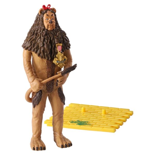 Figura León Cobarde El Mago De Oz Bendyfig Noble Collection