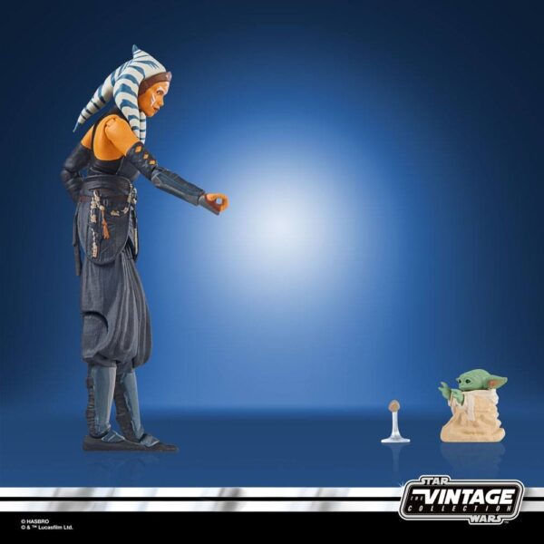 Figura Ahsoka Tano y Grogu Star Wars The Mandalorian Vintage Series Hasbro