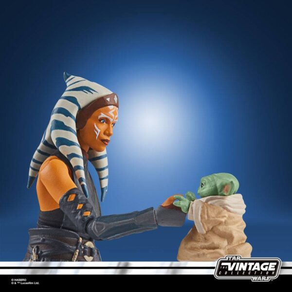 Figura Ahsoka Tano y Grogu Star Wars The Mandalorian Vintage Series Hasbro