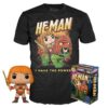 Pack Camiseta y Figura Exclusivo He-Man Masters Of The Universe Funko 991