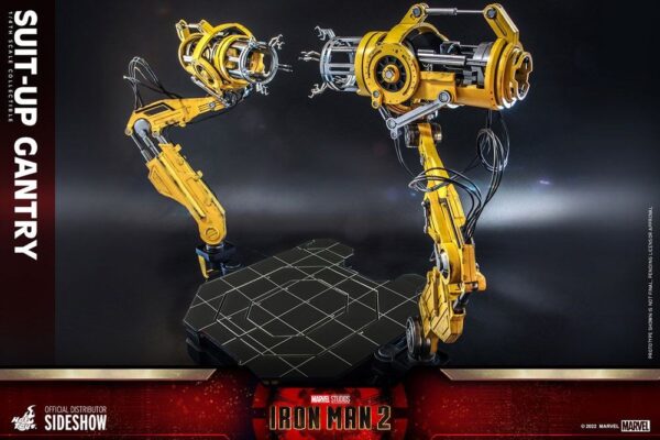 Set Accesorios Iron Man 2 Suit Up Gantry Hot Toys