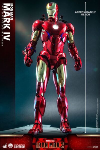Figura Iron Man 2 Mark IV Escala 1/4 Hot Toys