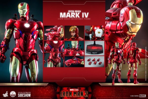 Figura Iron Man 2 Mark IV Escala 1/4 Hot Toys