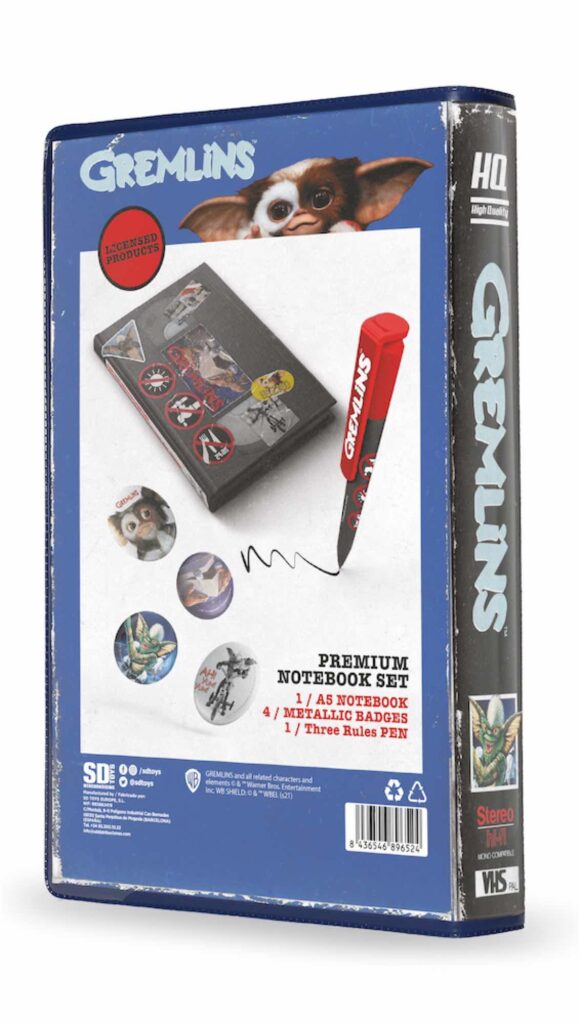 Set De Papelería VHS Gremlins