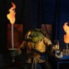 Figura Ultimate Leonardo Jorobado Frankenstein Monster Universal Monsters X TMNT Neca