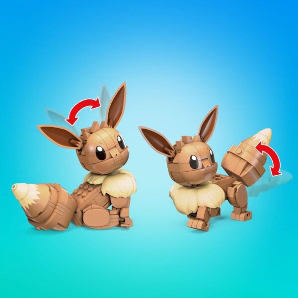 Kit De Construcción Eevee Pokemon Mega Construx Build And Show Mattel