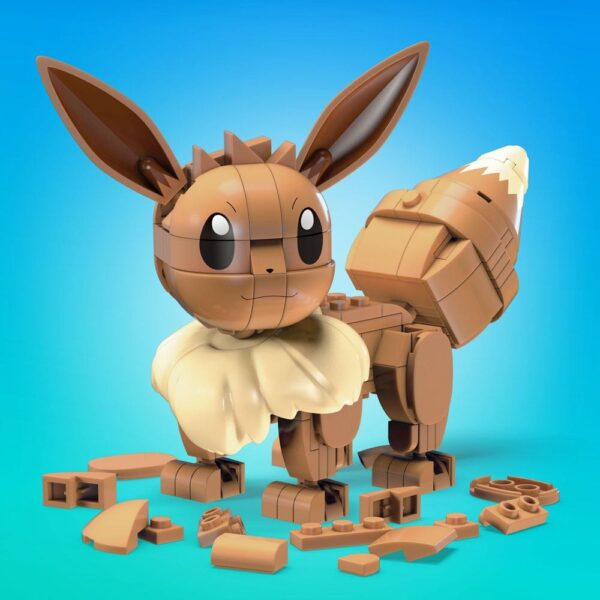 Kit De Construcción Eevee Pokemon Mega Construx Build And Show Mattel