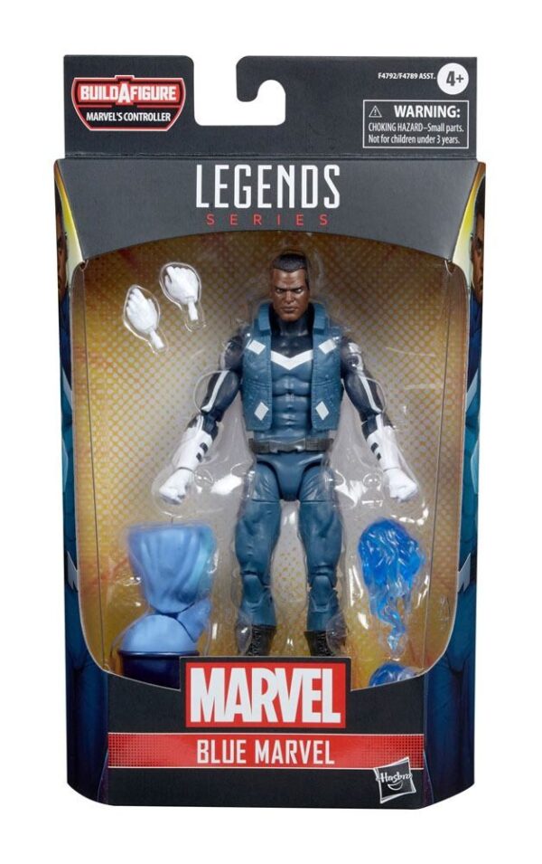 Figura Blue Marvel Marvel's Controller BAF 1 Marvel Legends Hasbro