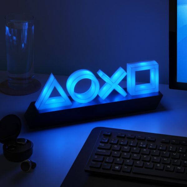 Cartel Playstation 5 Botones Lámpara