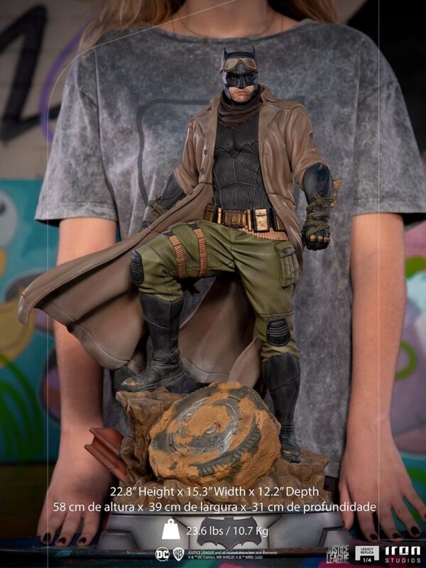 Estatua Batman Knightmare Zack Snyder Justice League Escala 1/4 Legacy Replica Iron Studios