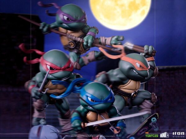 Pack 4 Minifiguras TMNT Tortugas Ninja Iron Studios